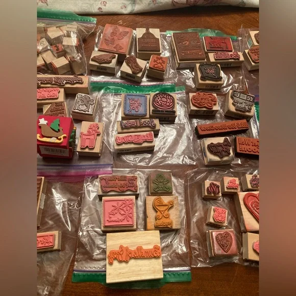 HUGE LOT of Assorted Rubber Stamps - Picture 9 of 12